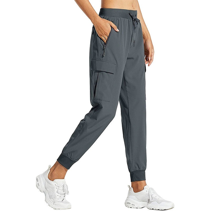 Pantalones cargo para mujer, ligeros, de secado rápido, para senderismo, para entrenamiento atlético, informales, al aire libre