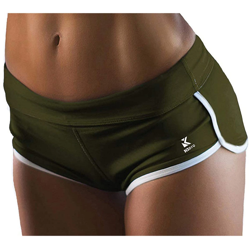 Pantalones cortos activos para mujer Fitness Sports Yoga Booty Shorts para correr gimnasio entrenamiento