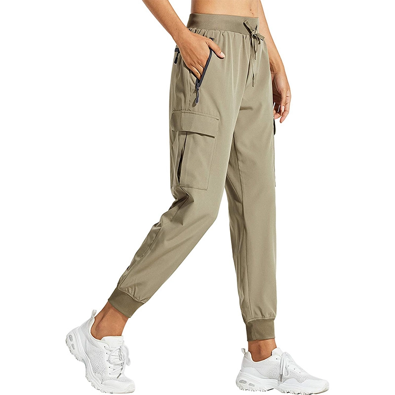 Pantalones cargo para mujer, ligeros, de secado rápido, para senderismo, para entrenamiento atlético, informales, al aire libre