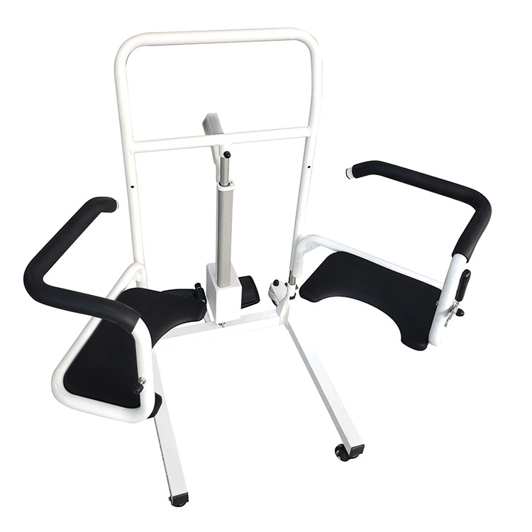 Equipo de inodoro de rueda de fácil movimiento hidráulico eléctrico portátil médico, silla de ruedas, elevador de transferencia de enfermería, silla de inodoro para pacientes