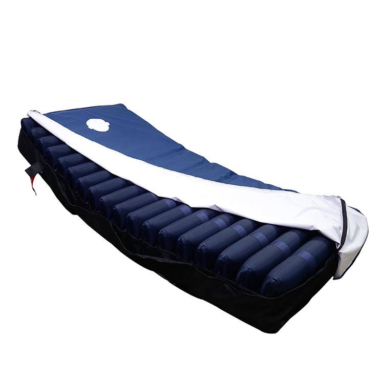 Colchón de aire para el cuidado de la cama de hospital tubular ondulado médico antiescaras para el dolor de espalda