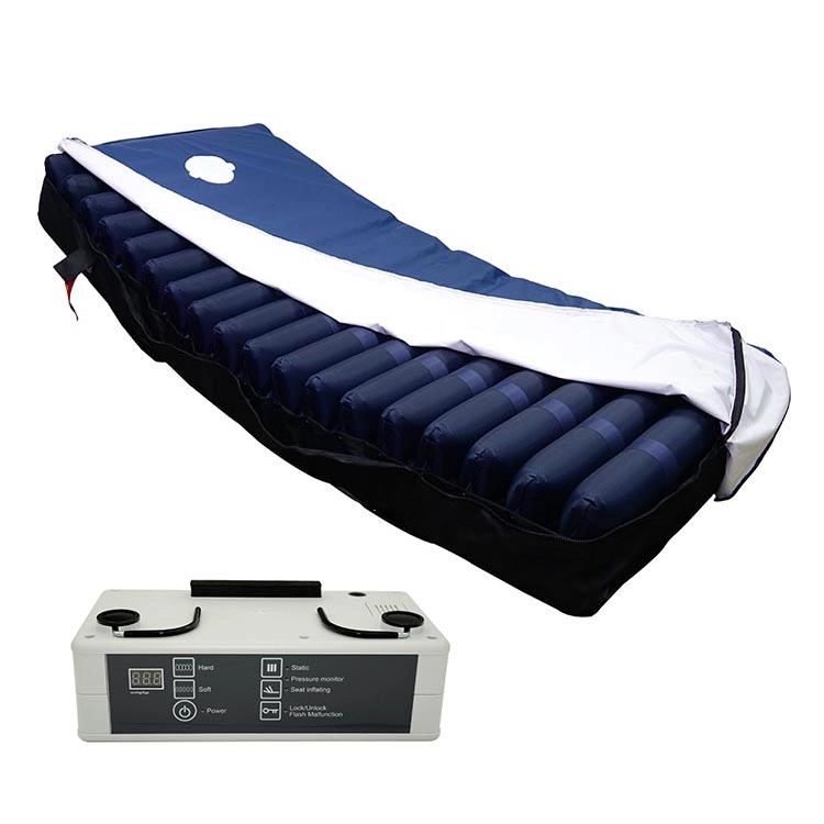 Colchón de aire de cama tubular de atención médica de presión alterna para hospital