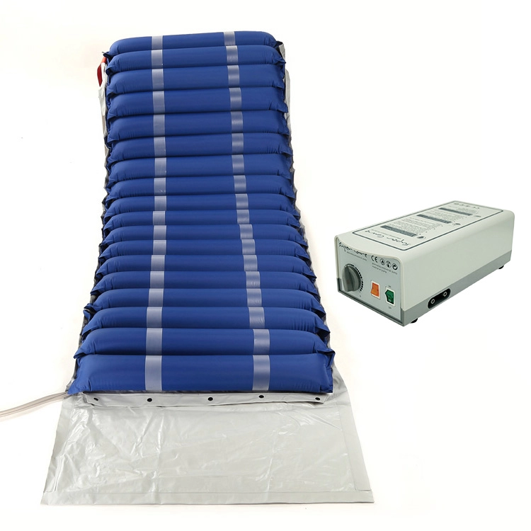 Colchón de aire médico antiescaras de presión alterna para el cuidado de la salud con bomba