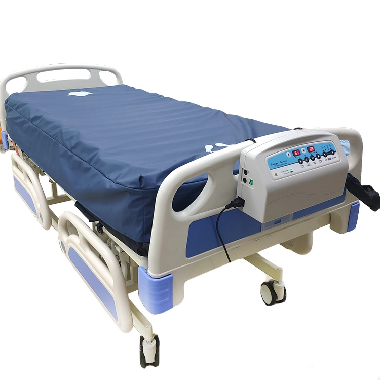 Colchón de aire de pvc para hospital de cuidado de enfermería de presión alterna cama inflable médica antiescaras para pacientes