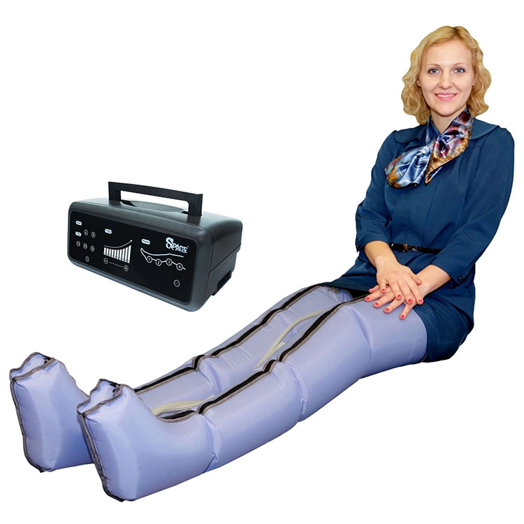 Sistema de terapia de masaje de presión de pie personalizado, botas de recuperación deportiva, masajeador de piernas con compresión de aire