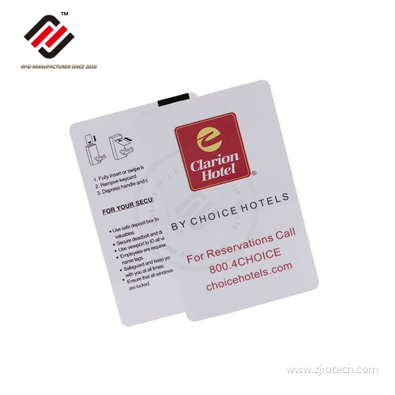 Tarjeta RFID de acceso de control de hotel impresa para cerradura Orbita RF