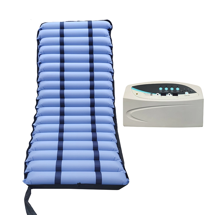 Cama de hospital médica, colchón de aire de cama de hospital para pacientes de presión alterna con bomba