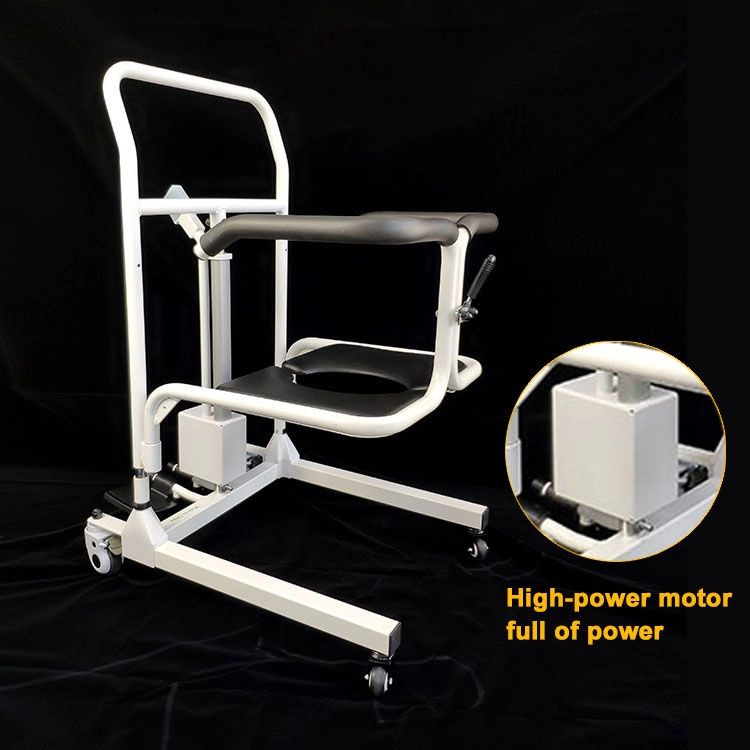 Senyang, venta al por mayor, inodoro eléctrico portátil médico, inodoro, silla de ruedas para mover a pacientes ancianos, silla elevadora de transferencia de enfermería