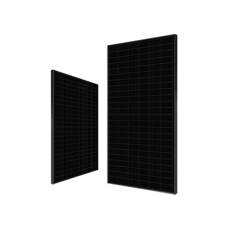 Panel solar 395W-420W 72 celdas Módulo de alta eficiencia de media celda negro 9BB