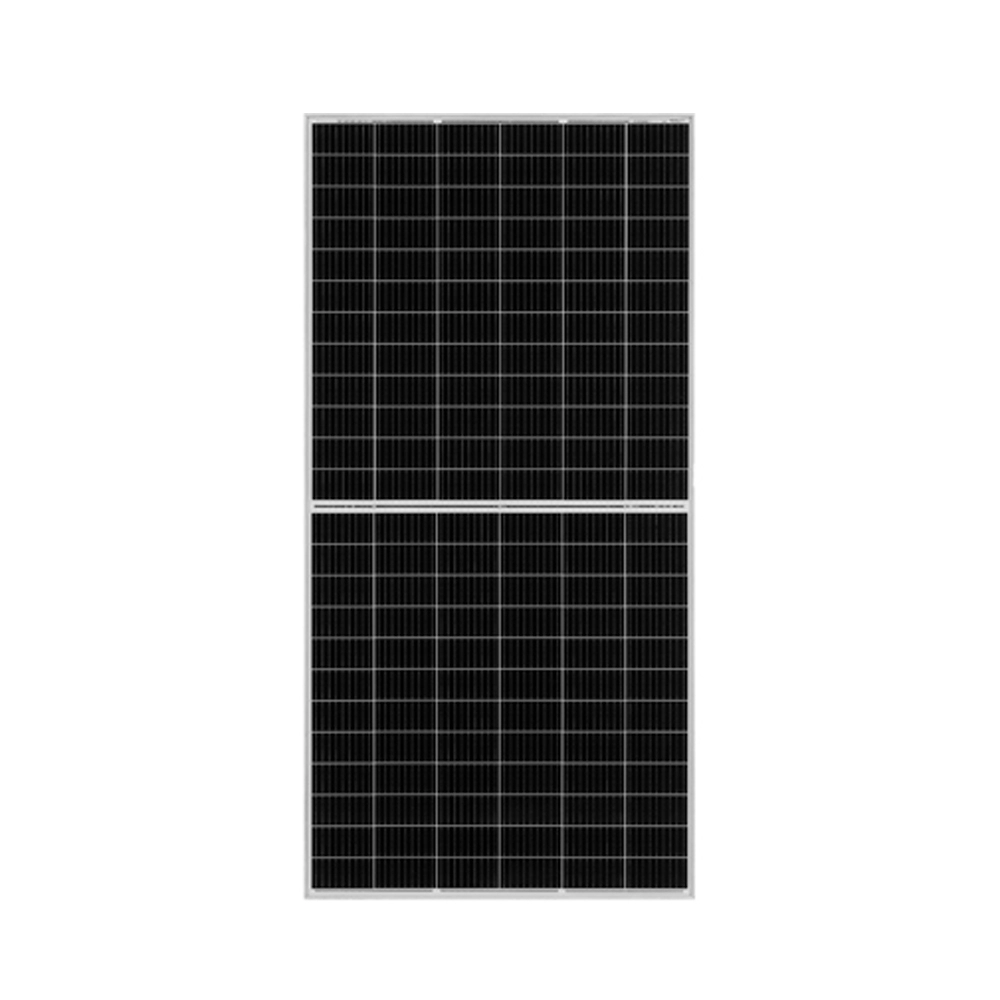 Paneles solares de 420 W Módulo de vidrio doble de media celda PERC bifacial MBB de 72 celdas 10