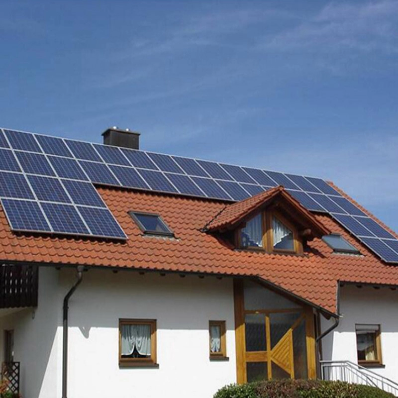 conjunto de estructura de montaje solar para techos de tejas