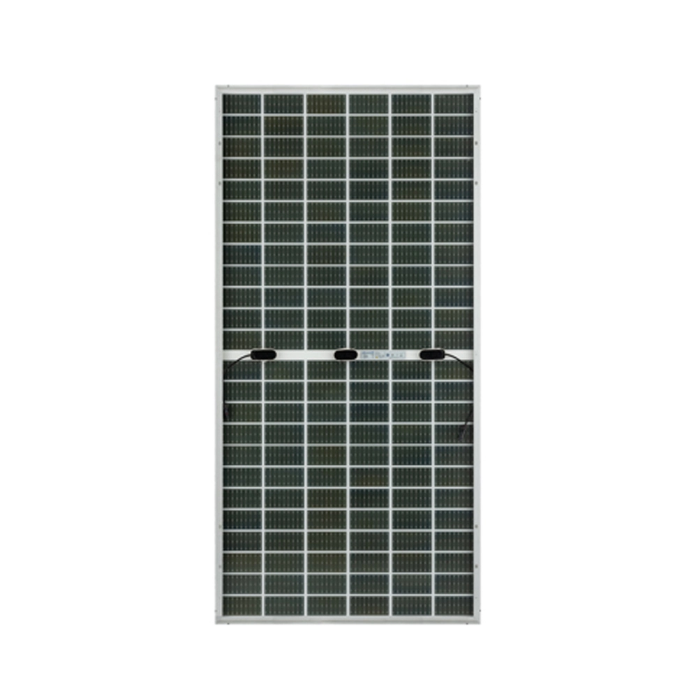 Paneles solares de 420 W Módulo de vidrio doble de media celda PERC bifacial MBB de 72 celdas 10