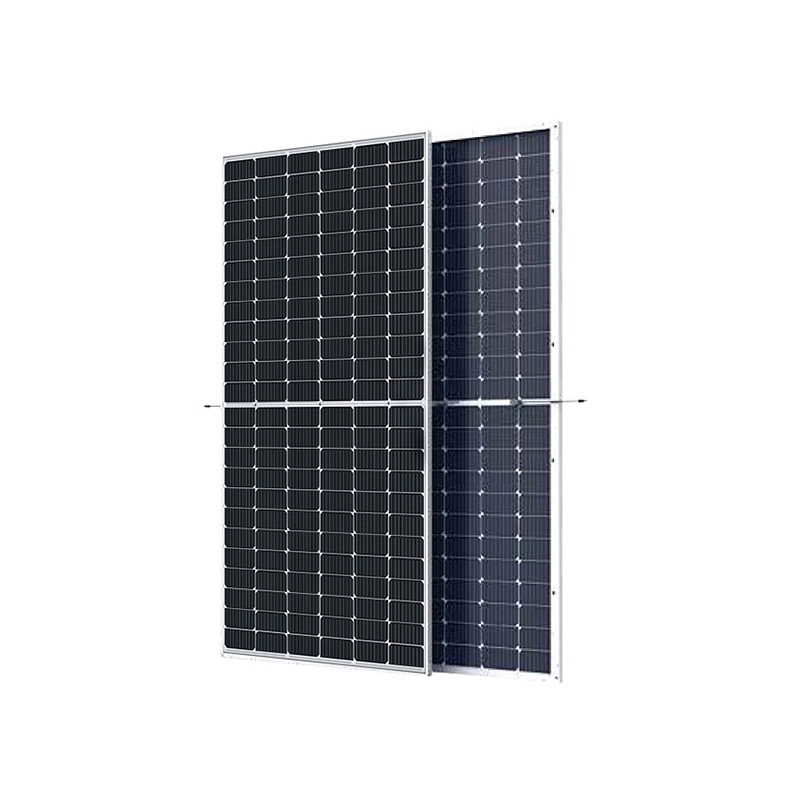 435W-450W Panel solar Bifacial Dual Glass 72 Celdas 9BB 166MM Módulo de media celda de alta eficiencia