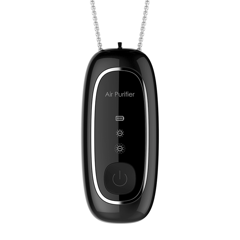 Nuevo mini purificador de aire de collar usable personal de iones negativos portátil para cuello