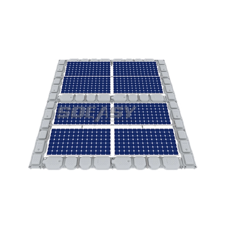 Montaje flotante solar OEM de fábrica en el agua