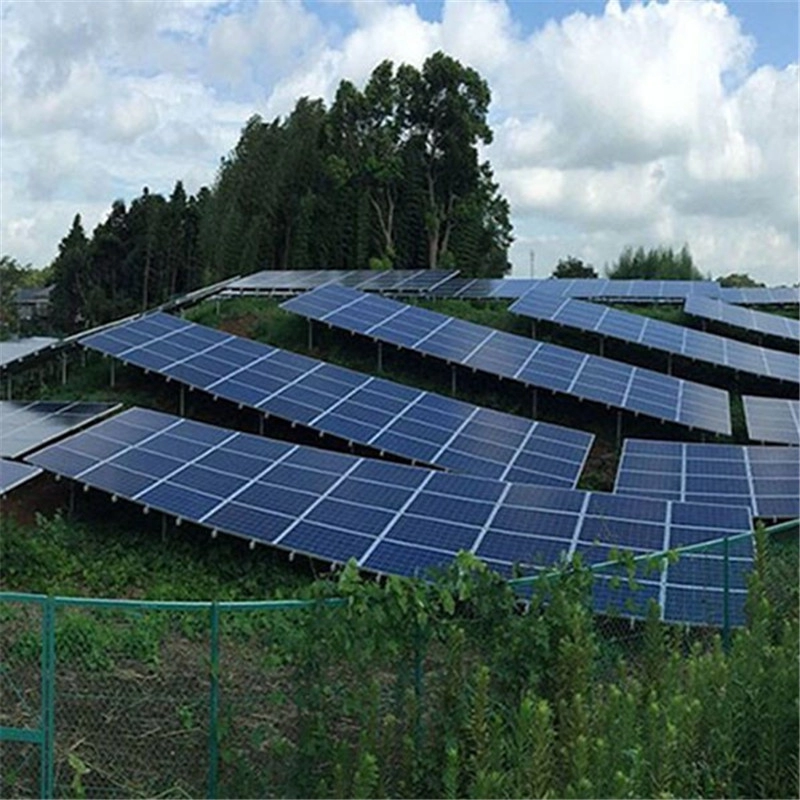 Sistema de estanterías para terrenos fotovoltaicos solares Solución tipo G