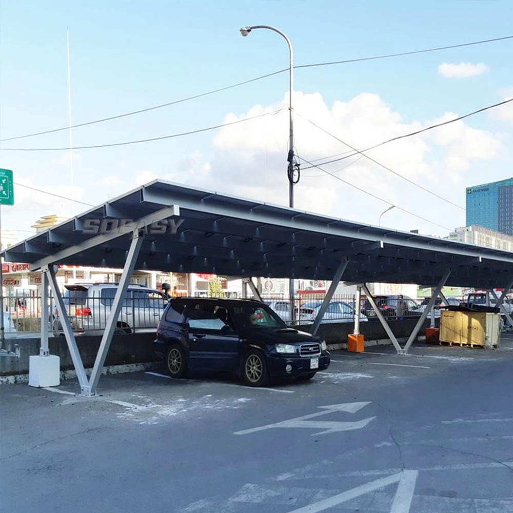 Carport de montaje solar de aluminio no impermeable