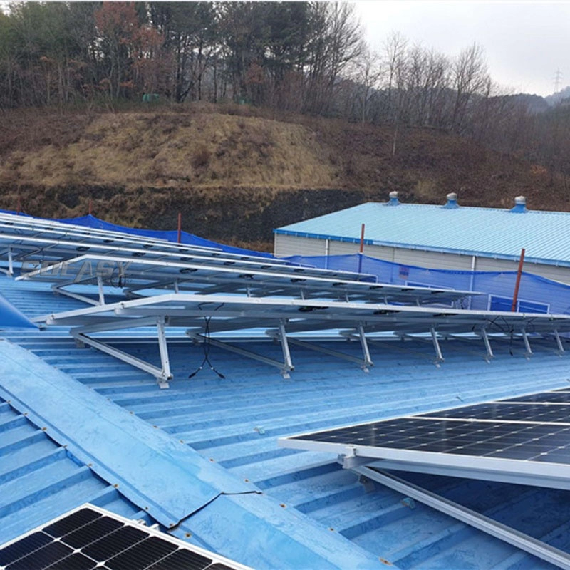 Montaje de techo de energía de estructura solar fotovoltaica para el hogar