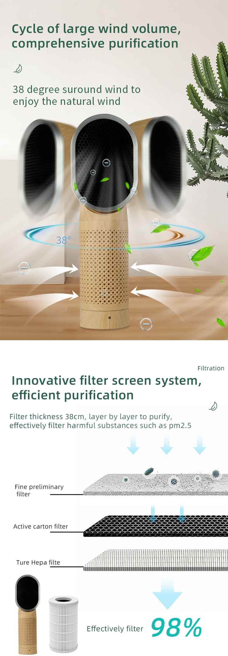 3 in 1 air purifier