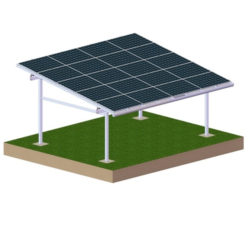Solución de montaje de cochera de impermeabilización solar
