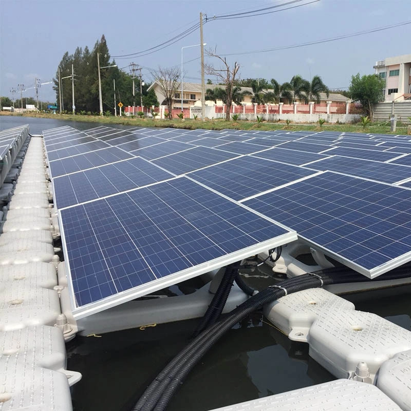 Estructura de estantería de planta flotante solar fotovoltaica