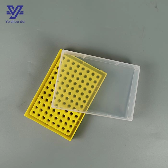 Caja de tubo de centrífuga multipropósito de plástico de laboratorio de tubo de ensayo de 0,2 ml