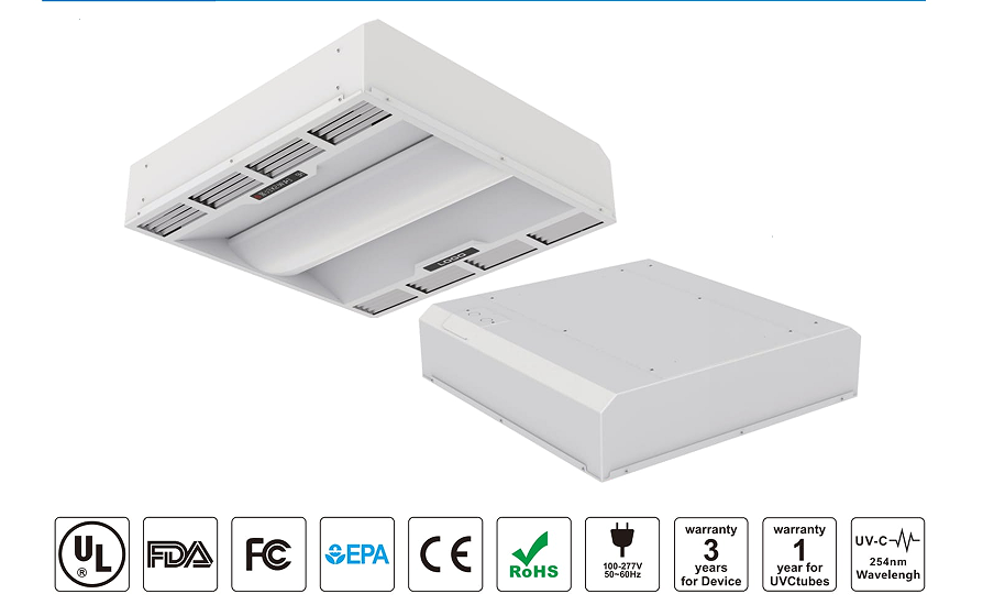 Luz LED troffer interior de alta eficiencia