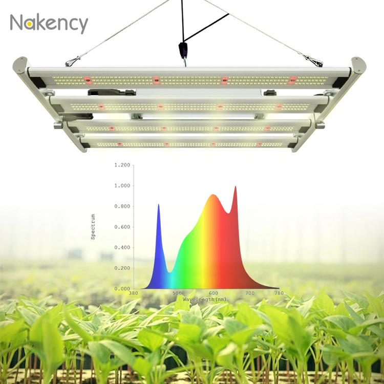Luz led de cultivo de espectro completo plegable de 800w para plantas medicinales