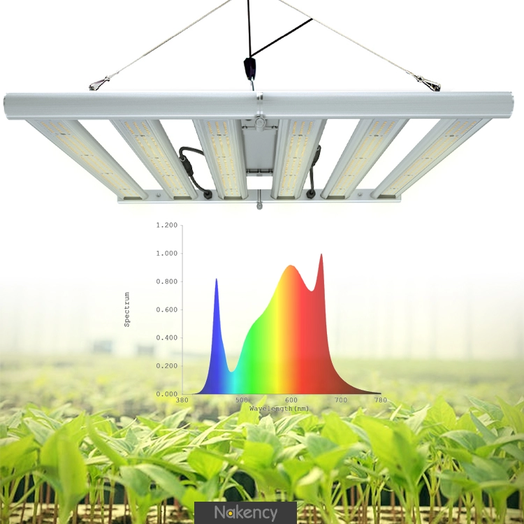 Luces de cultivo led de 320w para plantas de interior, espectro completo