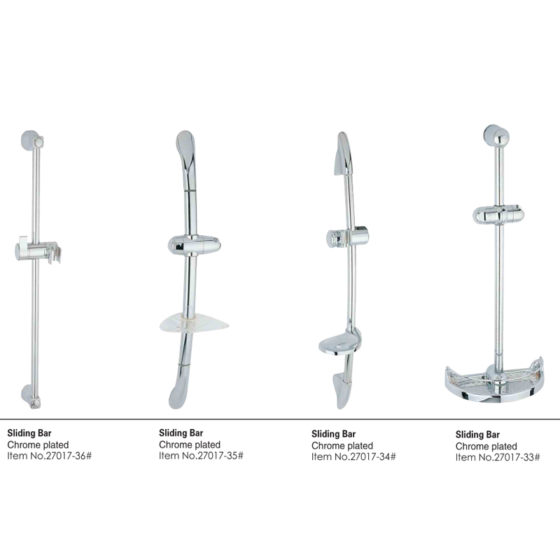 chrome sliding bars shower