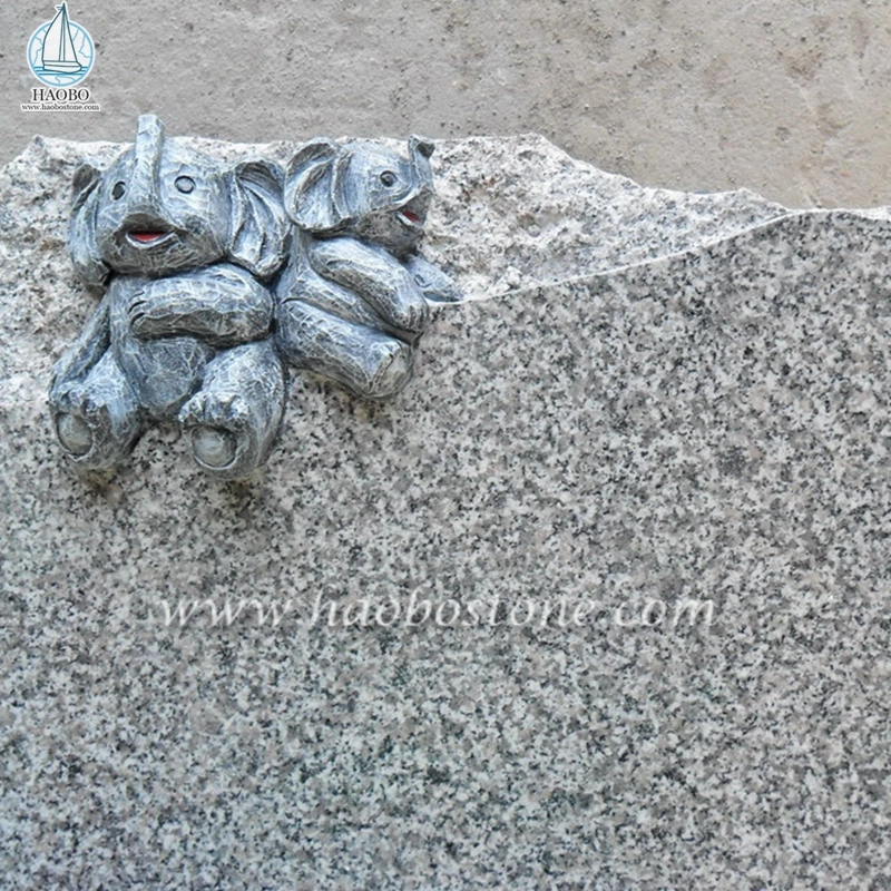 Granito gris de China G623 Francia estilo lápida funeraria