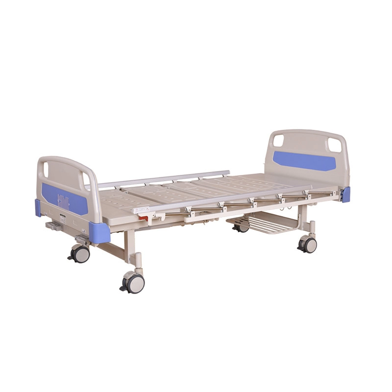 HC-B011 Cama de hospital manual de alta calidad con 2 manivelas y 2 funciones para pacientes