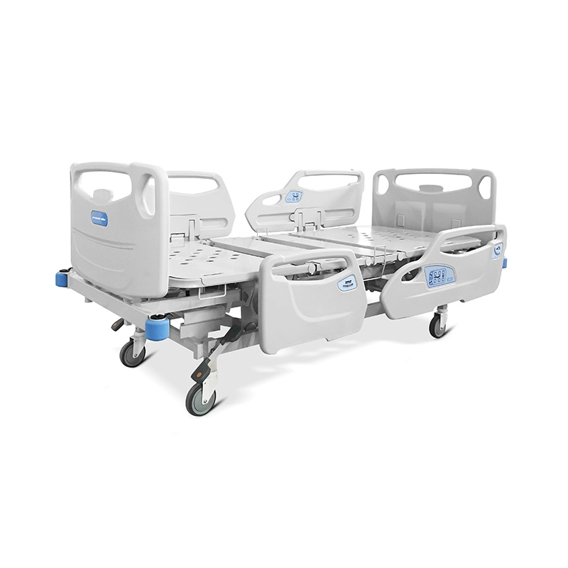 Equipo médico de alta calidad, cama de hospital UCI eléctrica de 5 funciones