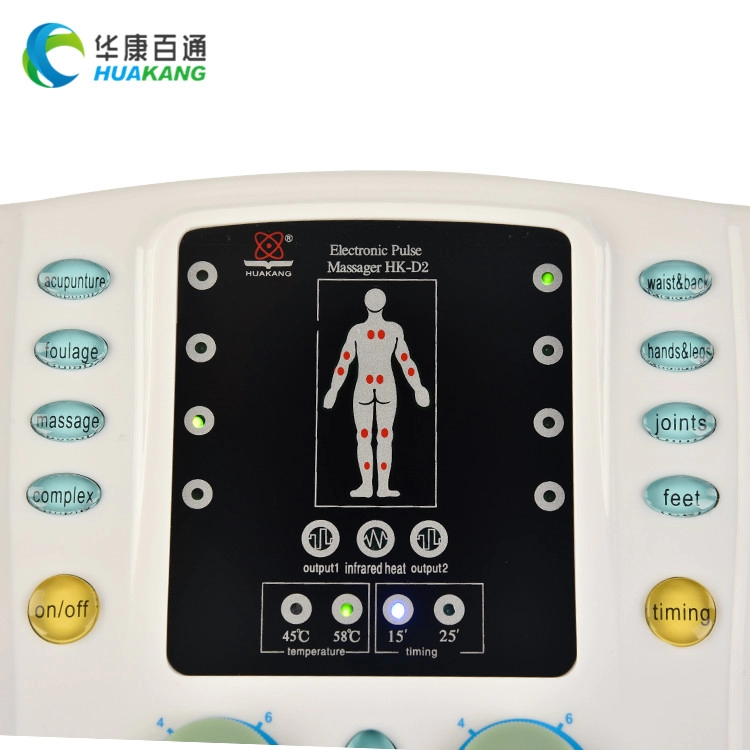 Dispositivo portátil de masajeador de tratamiento EMS de baja frecuencia