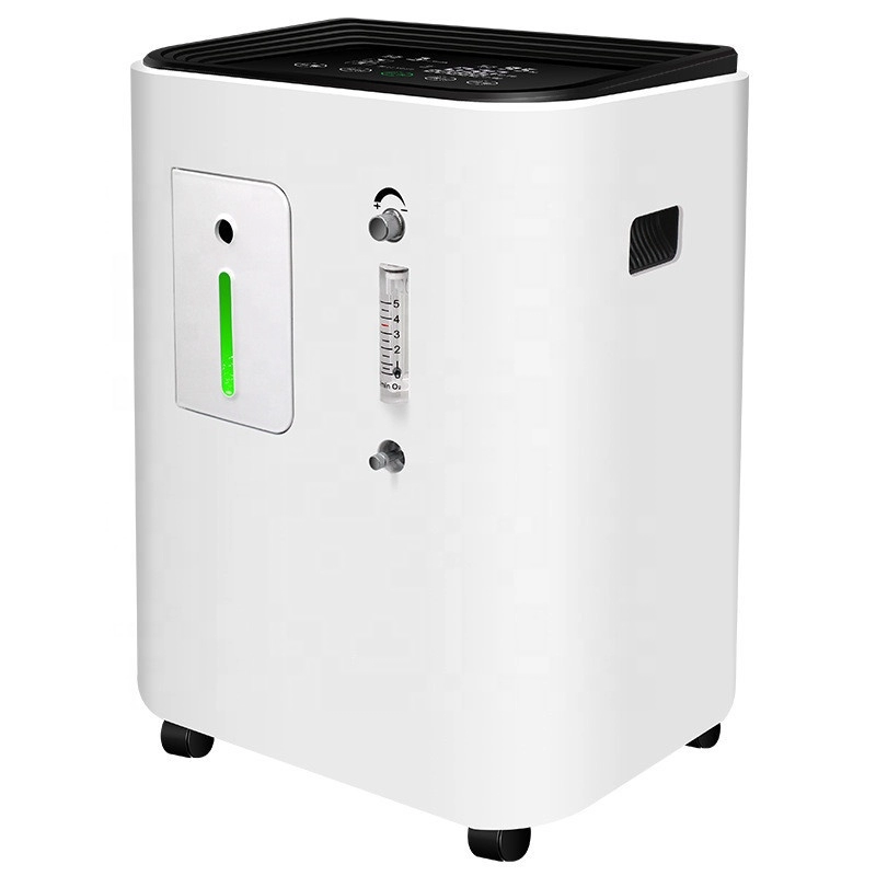 Venta caliente concentrador de oxígeno de 5 litros oxigenador portátil para uso médico hospitalario