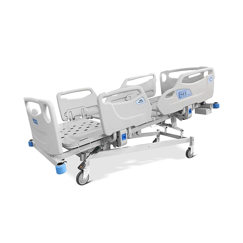 Equipo médico de alta calidad, cama de hospital UCI eléctrica de 5 funciones
