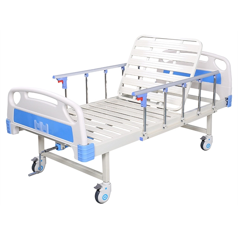Camas de hospital mecánicas de una sola manivela para uso médico