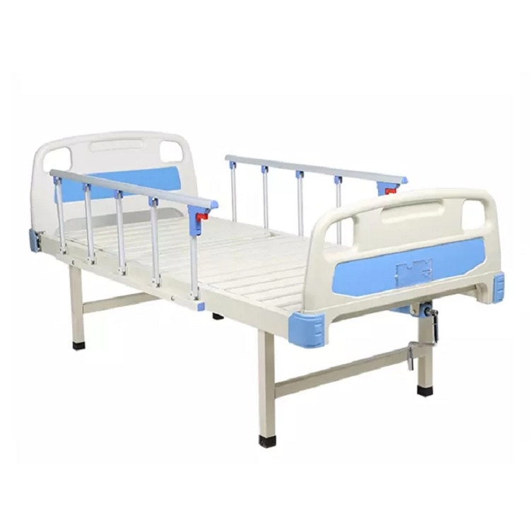 Cómoda cama de hospital manual de una sola manivela para paciente