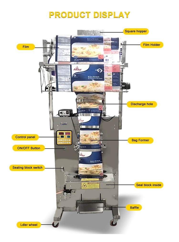 Empaquetadora automática de polvo de harina de trigo de 5 kg