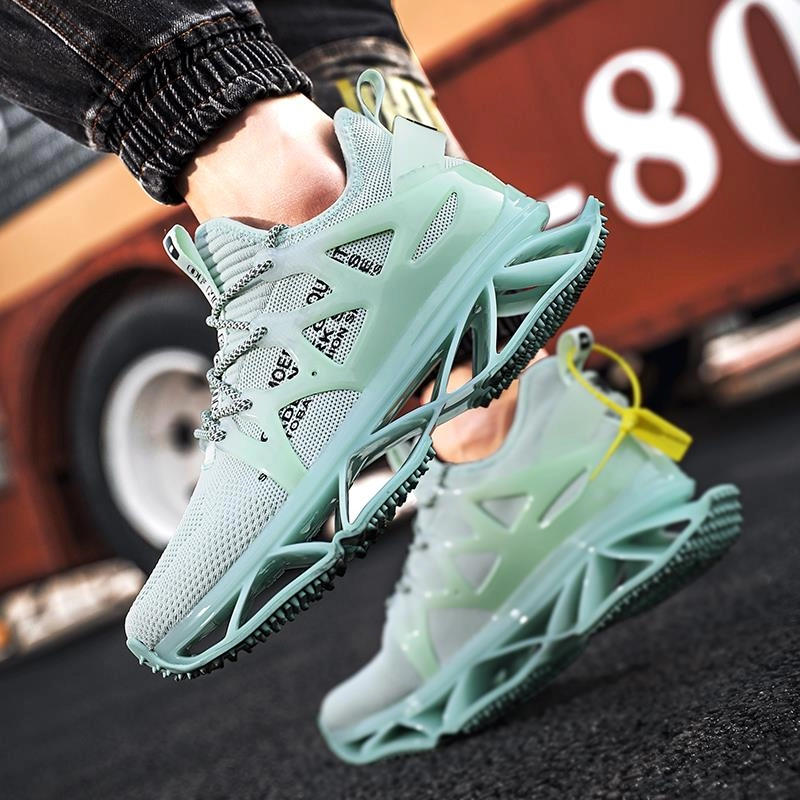 Zapatillas deportivas de baloncesto con suela antideslizante y diseño luminoso