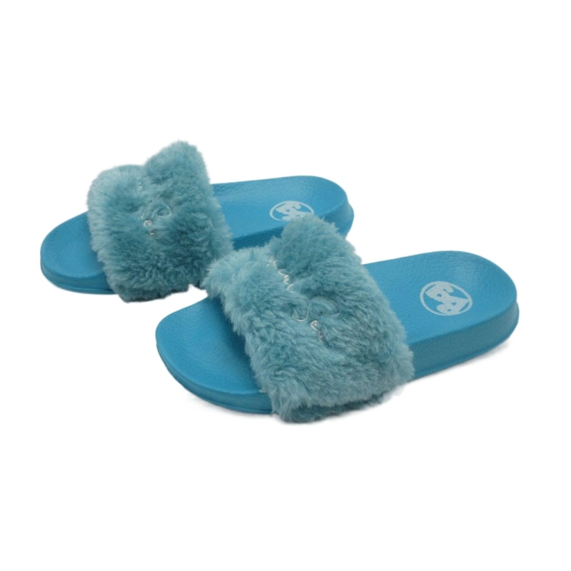 Sandalias planas de piel sintética para niños cálidos de invierno