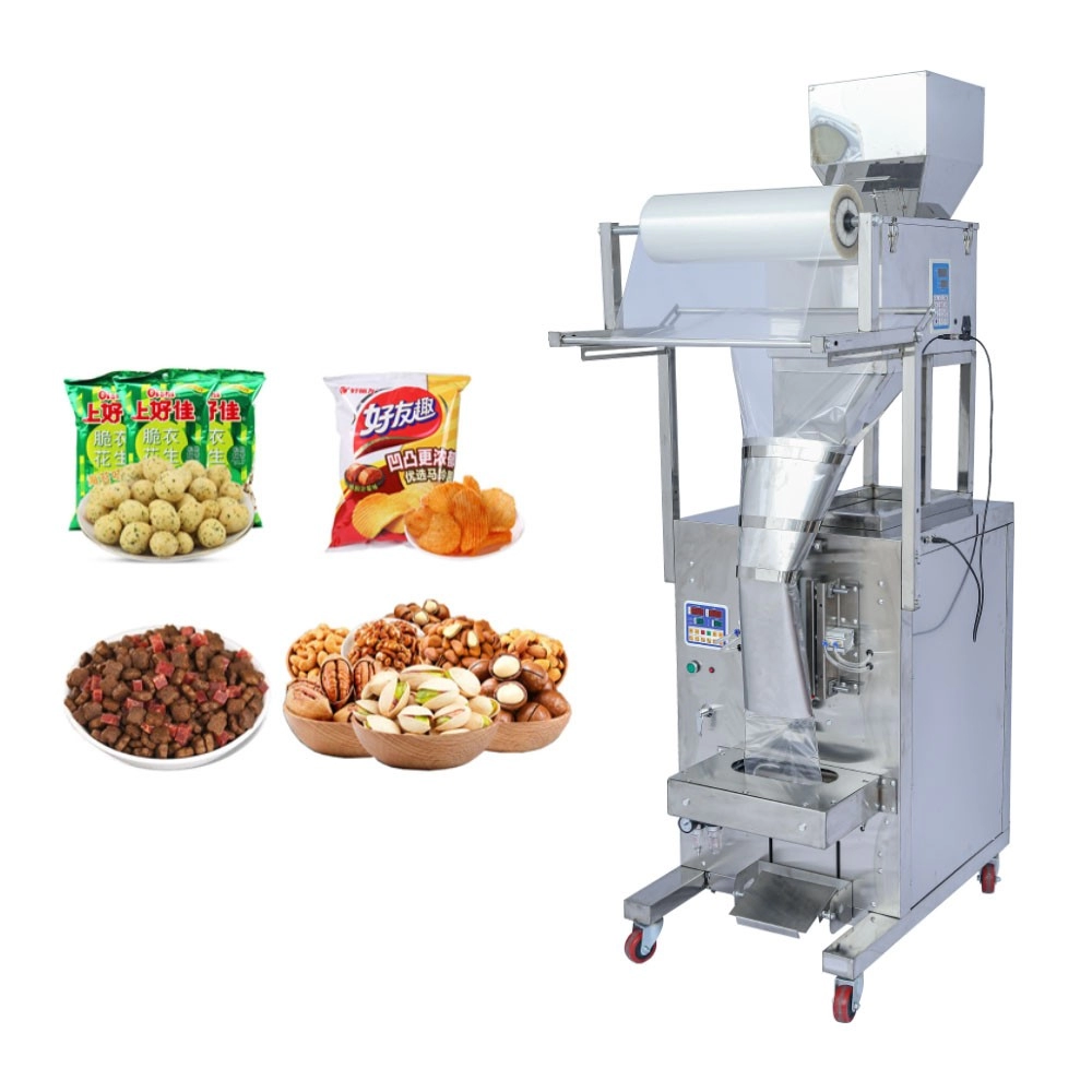 Máquina automática de llenado y envasado de frutos secos