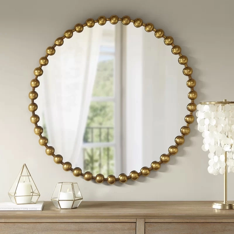 Espejo de acento moderno para decoración del hogar