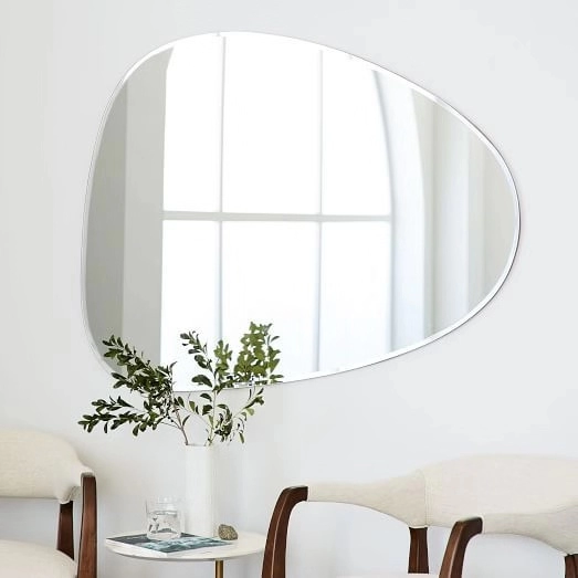 Espejo de pared irregular sin marco Ins Style