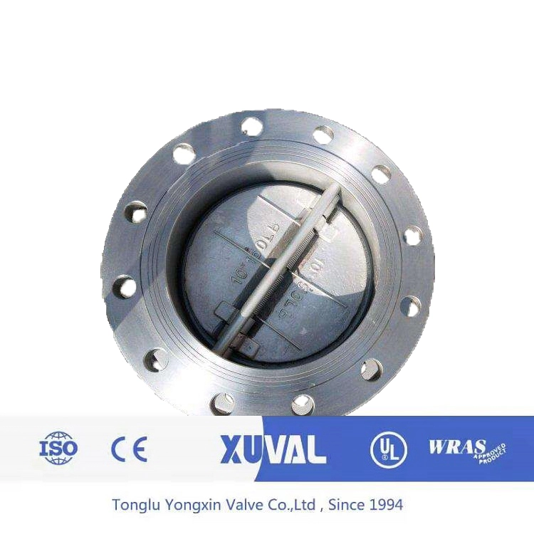 Válvula de retención de doble disco bridada ANSI H46
