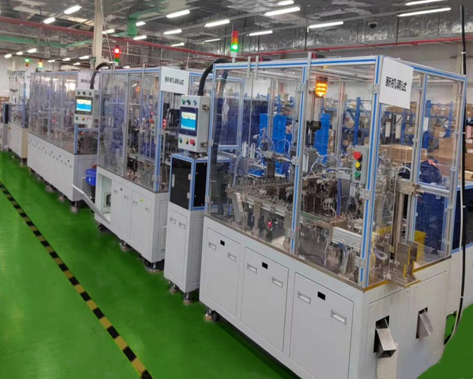 Máquina de ensamblaje de cerraduras de automatización de China
