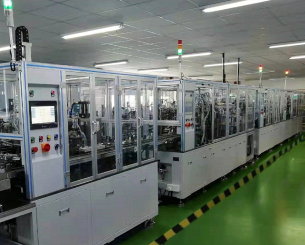 Línea de ensamblaje de máquinas de producción automática de motores eléctricos