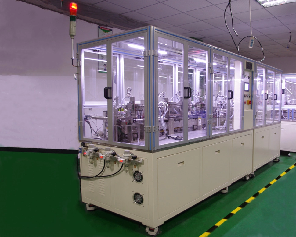 Línea de producción automática para bobina de relé