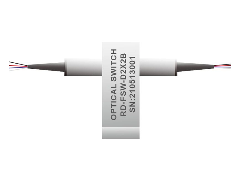 Interruptor óptico mecánico de doble derivación 2x2