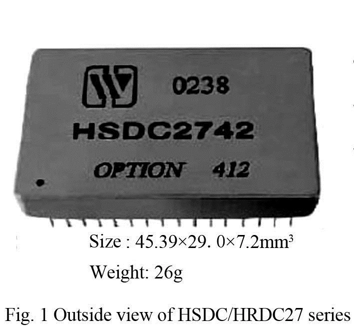 Convertidores de resolver a digital (serie HSDC/HRDC27)